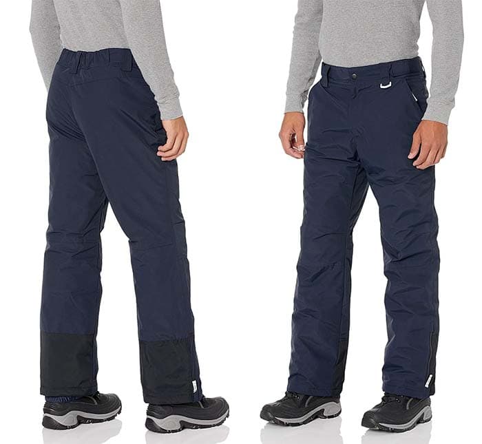 Amazon Essentials Calças de snowboard e esqui isolantes e resistentes à água para homem