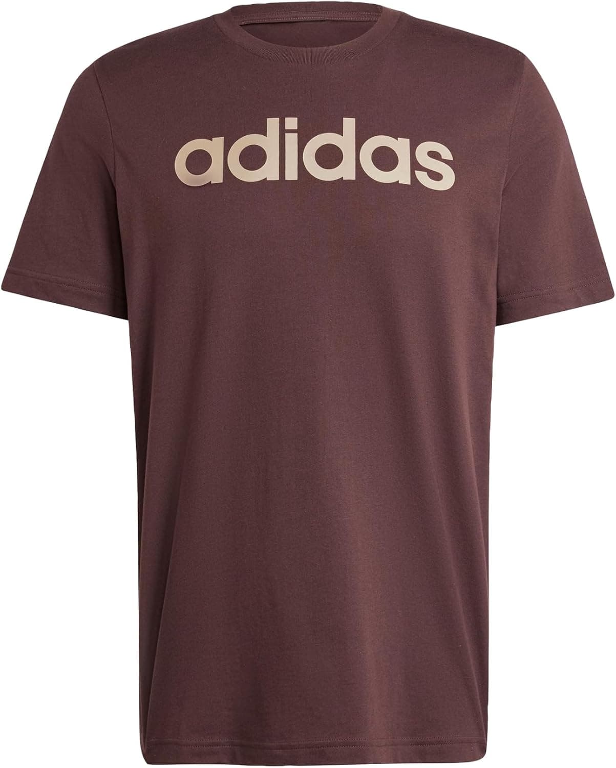 adidas Essentials Single Jersey Linear Embroidered Logo T-shirt de manga curta para homem