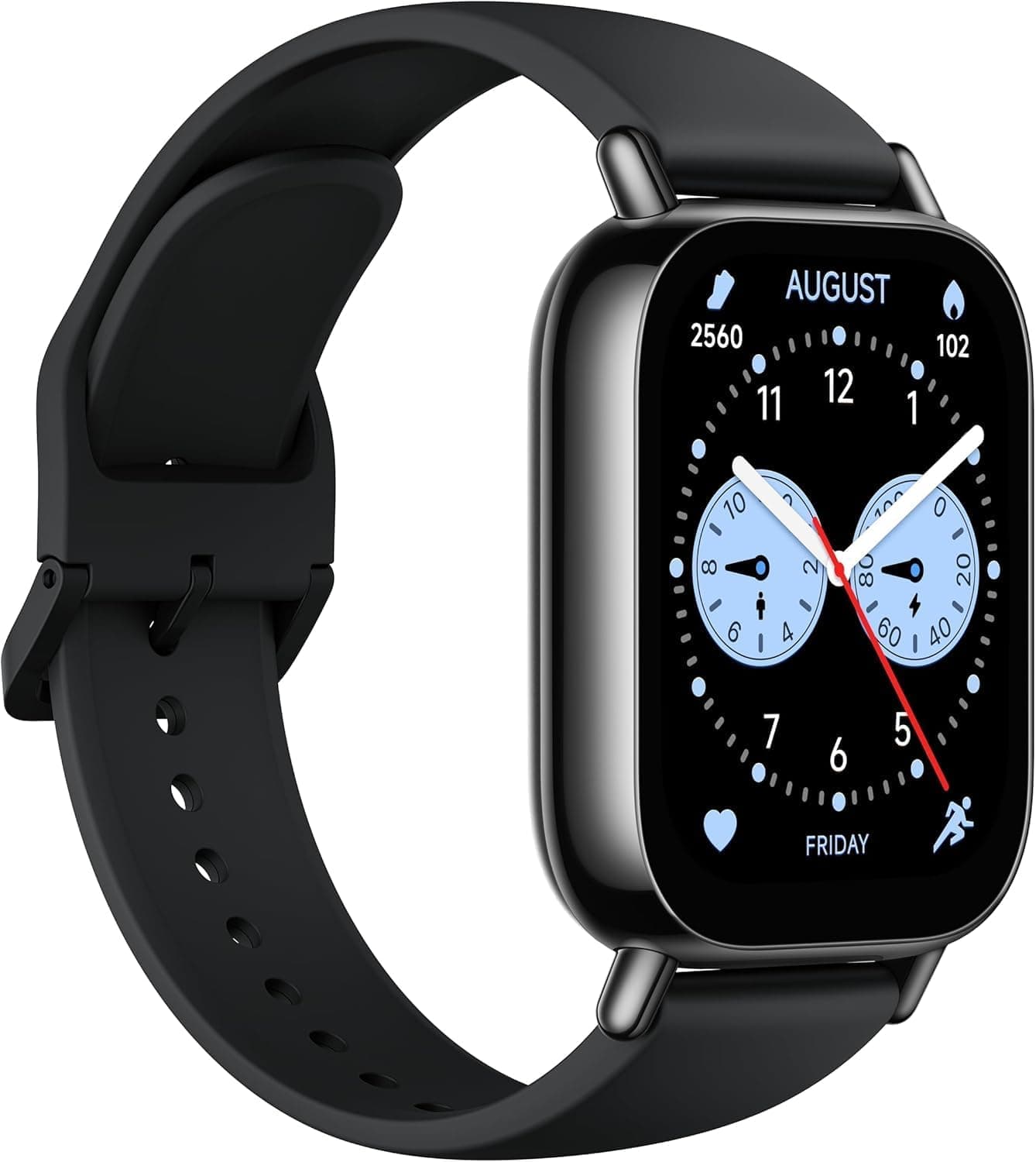 Xiaomi Redmi Watch 5 Lite, chamadas Bluetooth, ecrã AMOLED de 1,96 polegadas, monitor de frequência cardíaca, 150 modos desportivos, até 18 dias de autonomia, preto