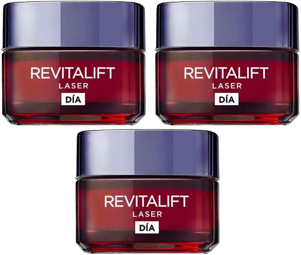 L'Oréal Paris Dermo Expertise Revitalift Laser Creme de dia intensivo anti-idade, 50 ml x 3