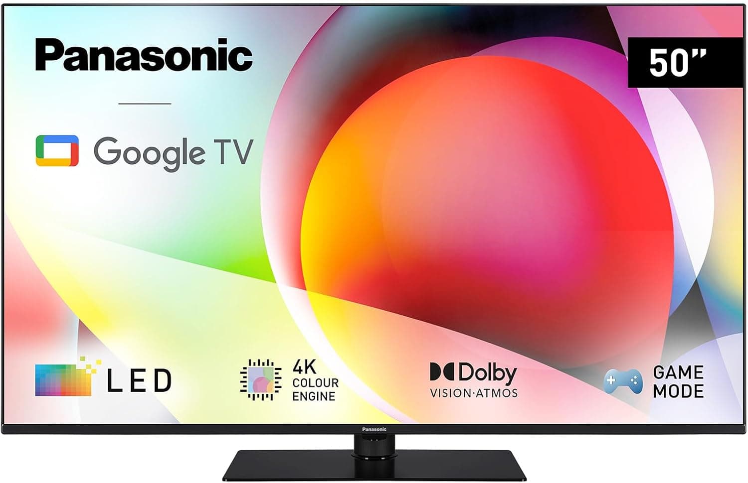 Panasonic TN-50W70AEZ, Série W70 de 50 polegadas 4K Ultra HD LED Smart TV, 2024, assistente do Google, Chromecast, Dolby Vision e Atmos, modo de jogo, Bluetooth, experiência visual excecional 
