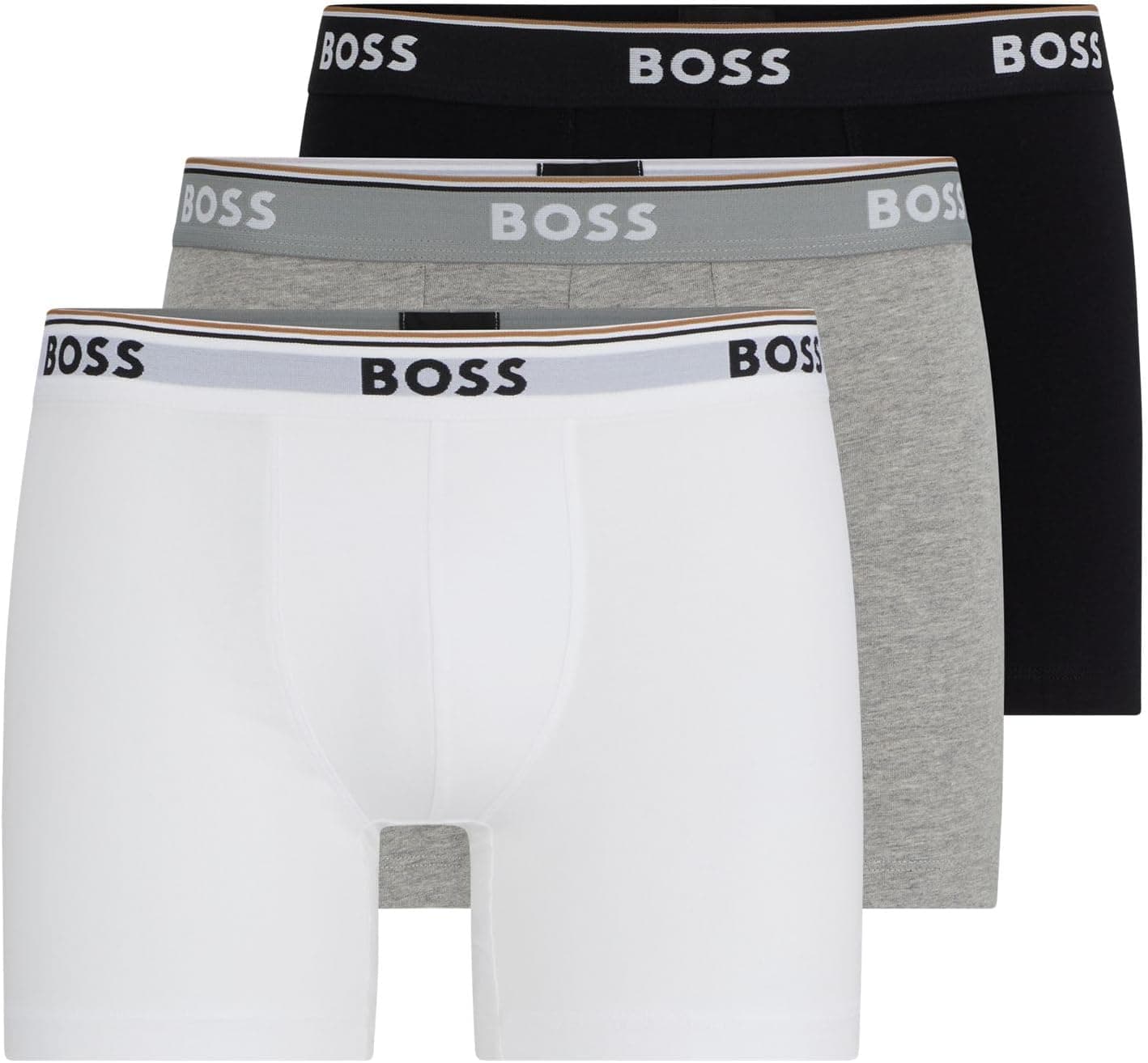 HUGO BOSS Boxers para homem, pack de 3