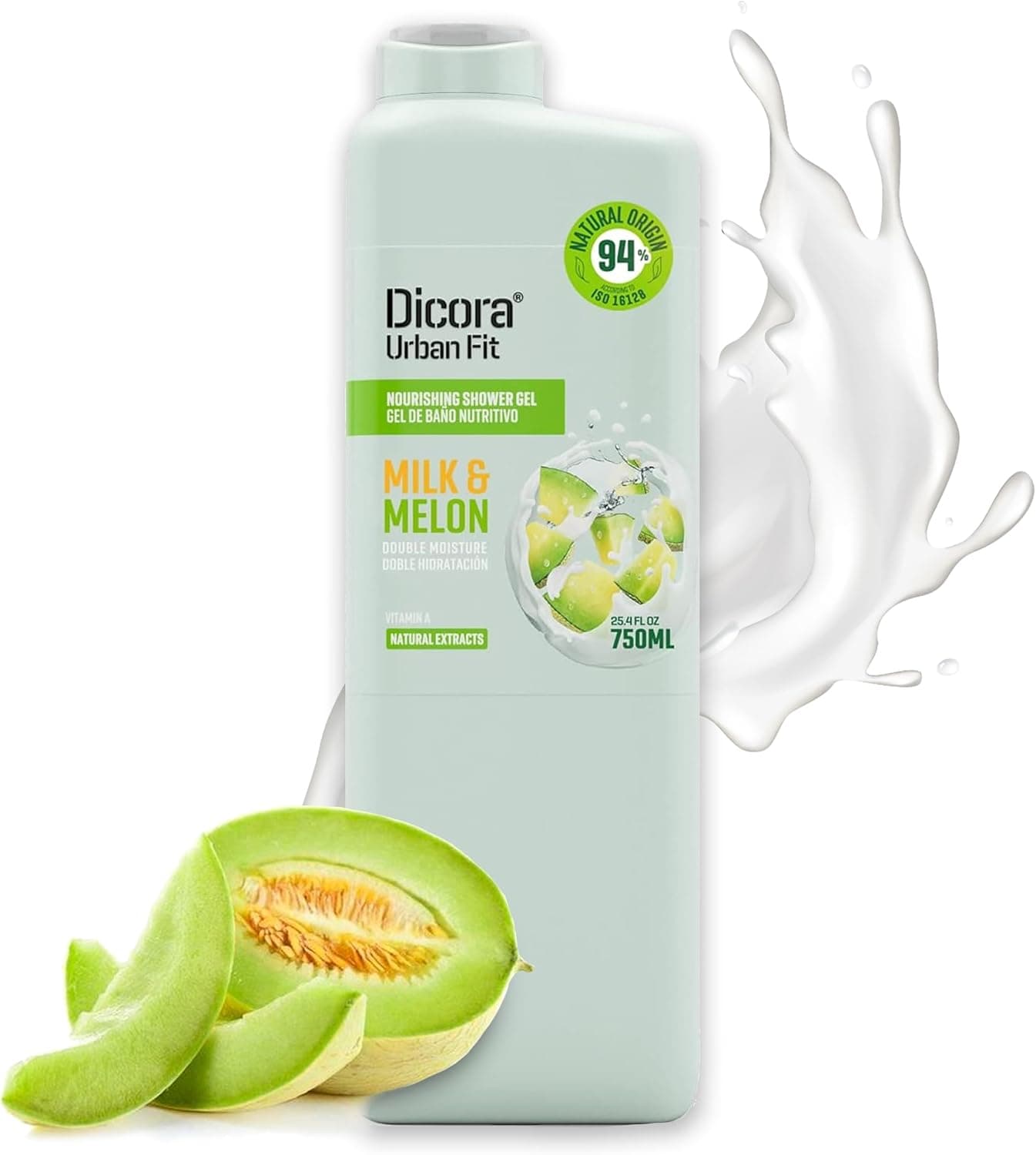 Dicora Urban Fit Gel de banho vitamina a leite e melão 750 ml