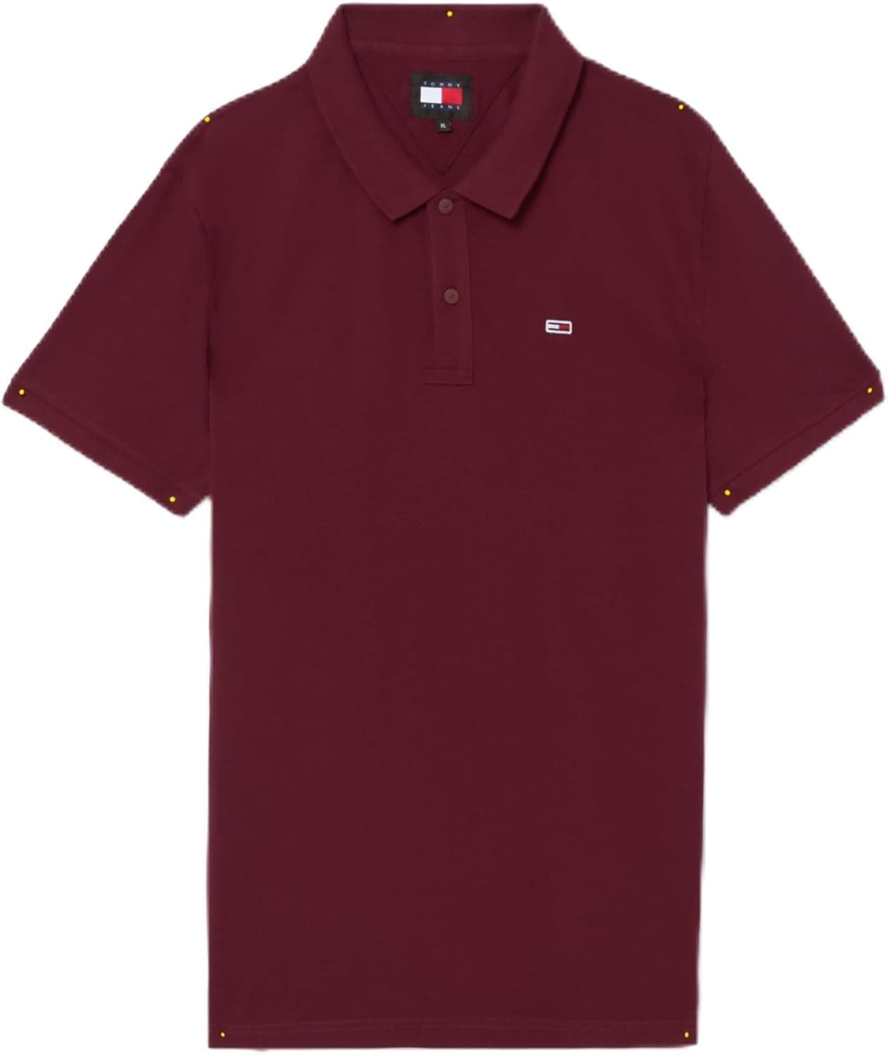 Tommy Jeans Camisa polo de manga curta para homem Slim Fit