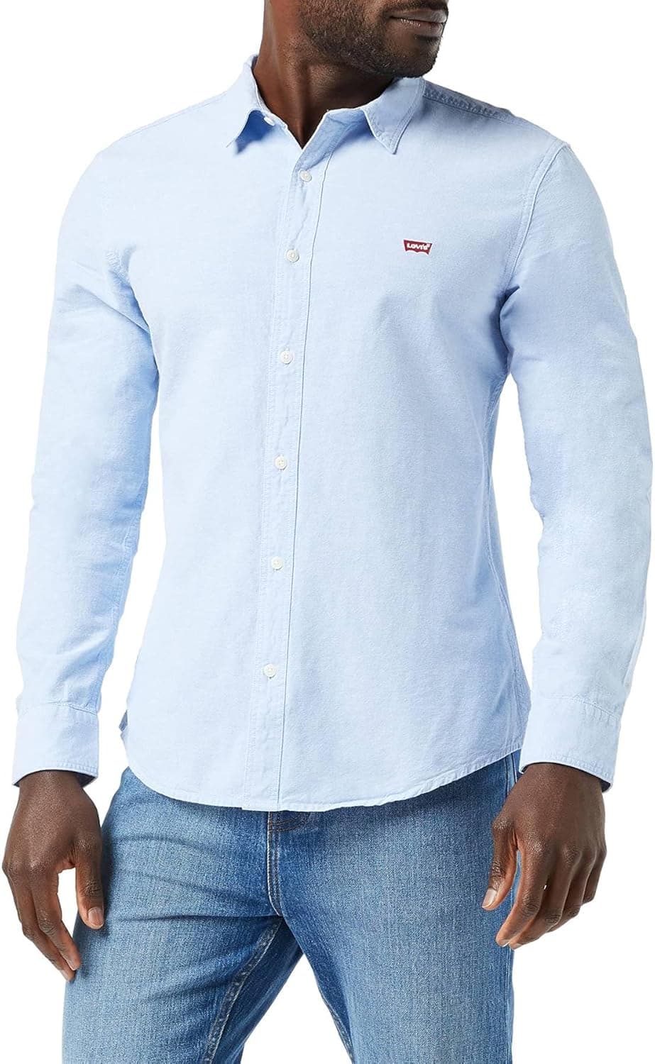 Levi's Long-Sleeve Battery Housemark Slim camisa para homem