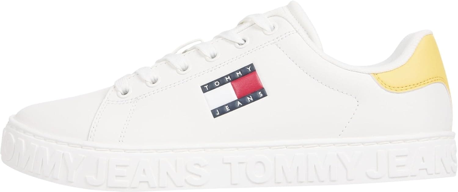 Tommy Jeans Women's (novo) Tjw Logo Sneaker ESS En0en02703 Low Top