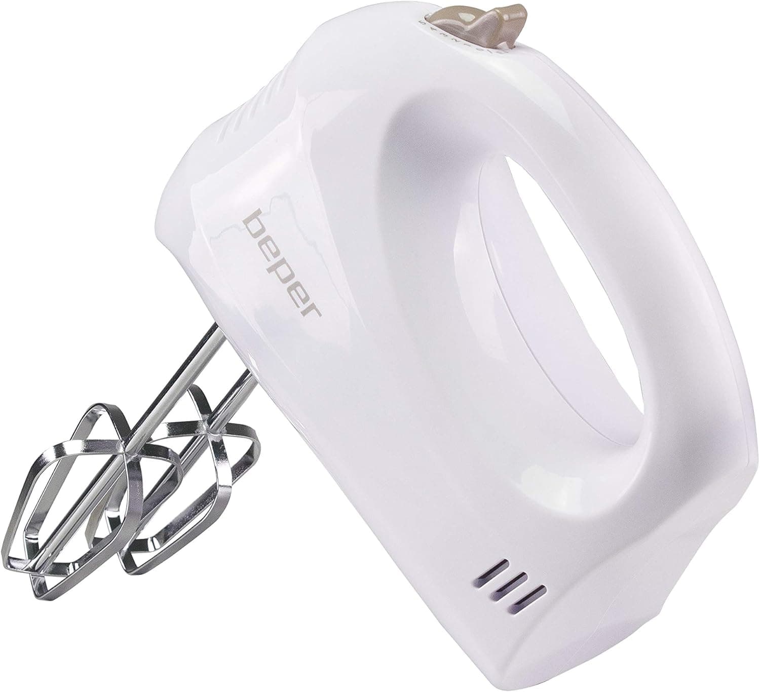Beper BP.304 Liquidificadora elétrica e misturador, 150 W, ABS, aço cromado, branco cinzento pombo
