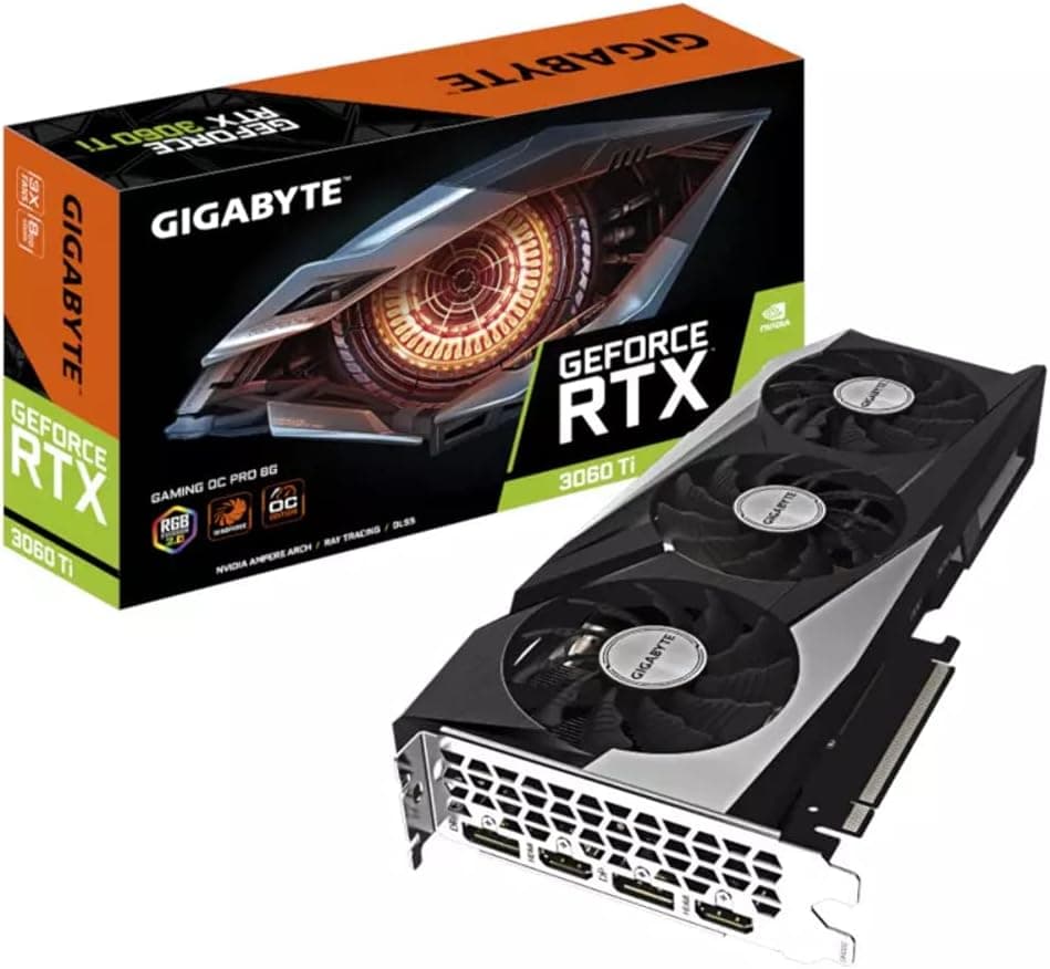 Gigabyte Technology GV-N306TGAMINGOC PRO-8GD V3 GeForce RTX 3060 Ti Gaming OC Pro 8G (Rev. 3.0) NVIDIA 8 GB GDDR6