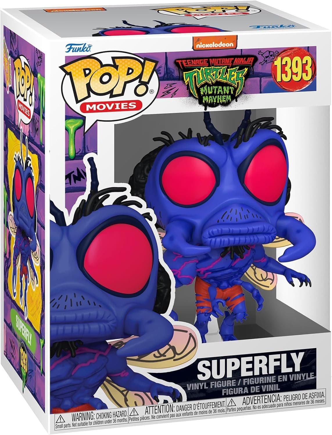 Funko Pop! Filmes: Teenage Mutant Ninja Turtles (TMNT) - Baxter Stockman - tartarugas ninja - figura de vinil colecionável - ideia de presente - Mercadoria oficial - brinquedos para crianças e adultos