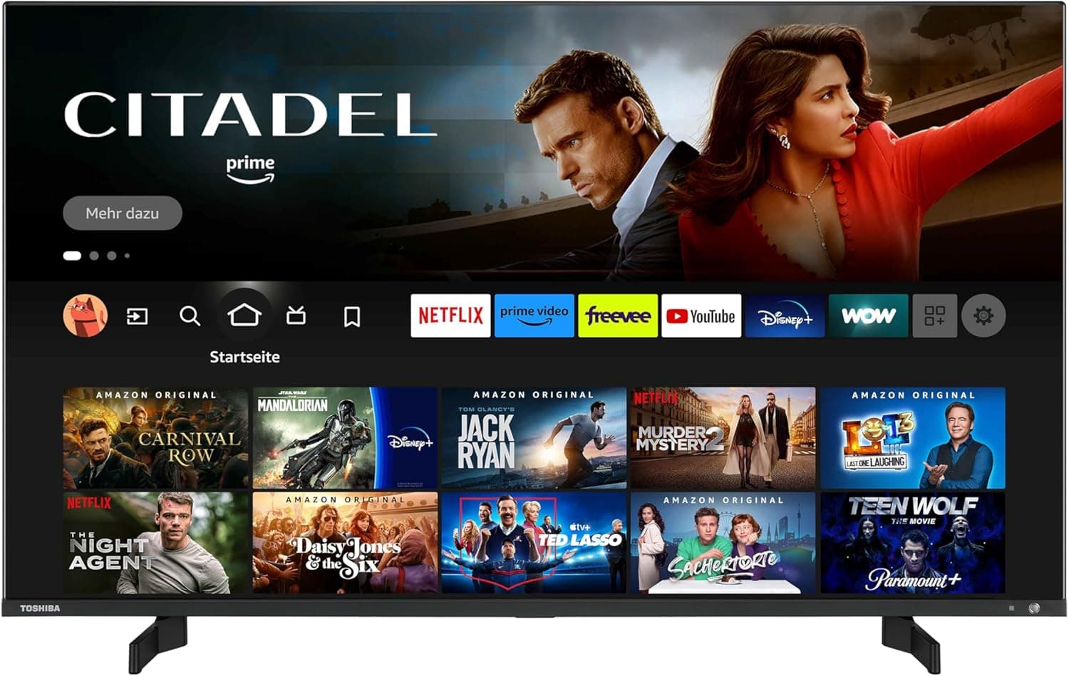 Toshiba 43QF5D63DA | Smart TV 43 polegadas UltraHD 4K com Fire TV e sintonizador triplo