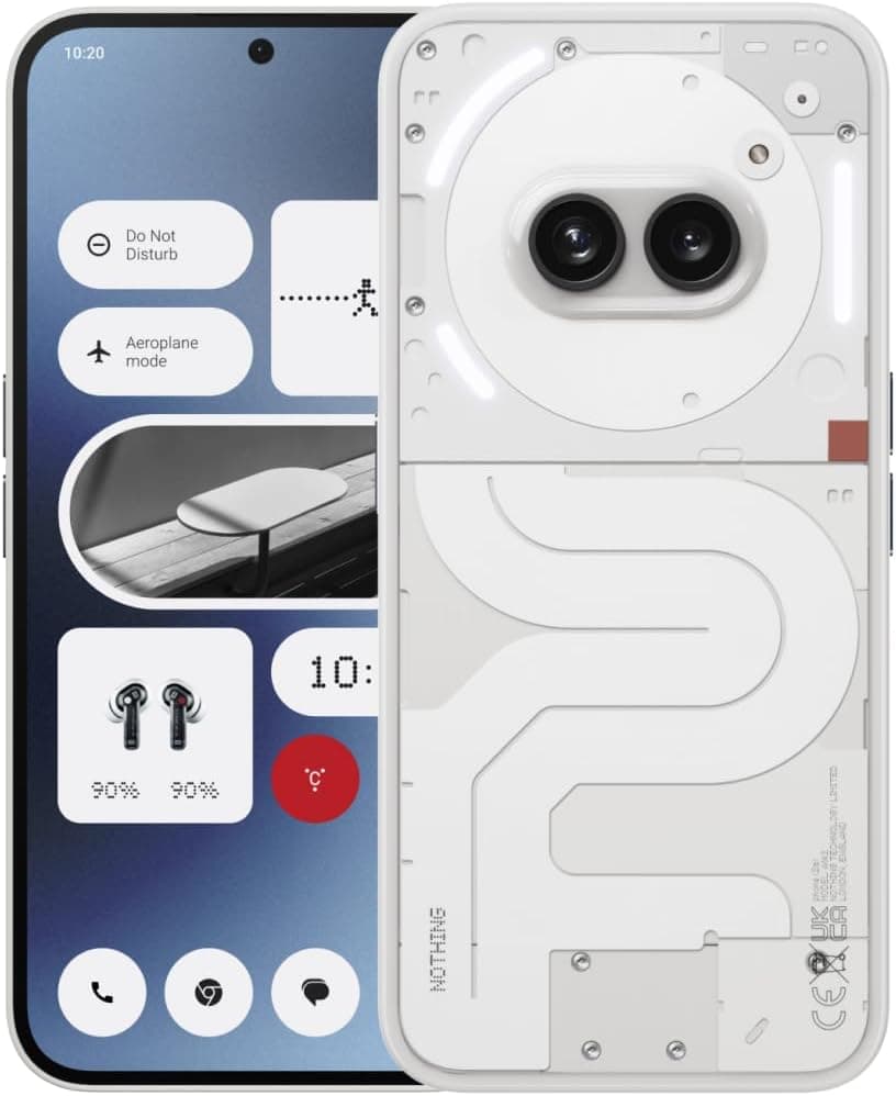 Nothing Phone (2a) 8 + 128 GB - Smartphone com Nothing OS 2.5 - branco quebrado