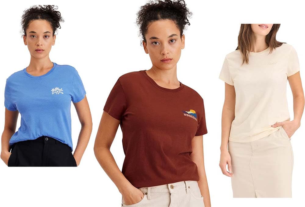 Dockers Graphic Tee | T-shirt para mulher com estampado Norcal Landscape