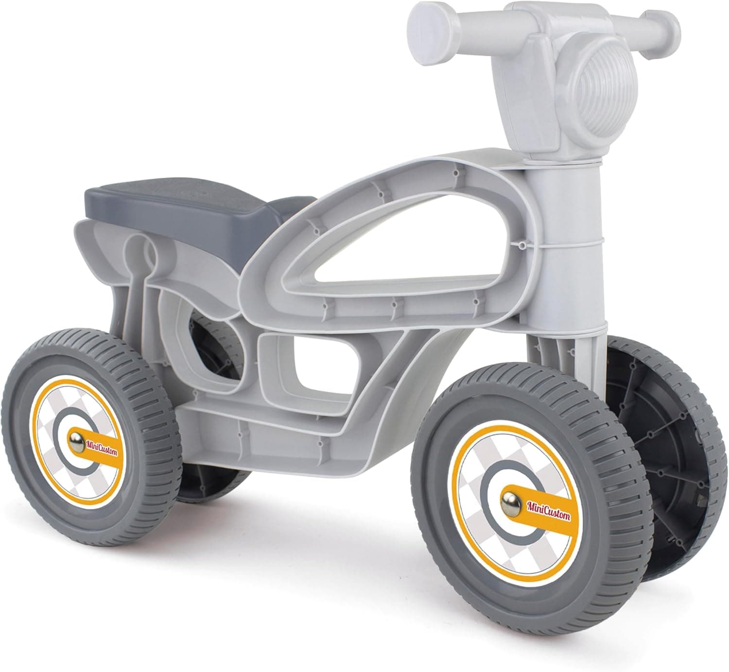 Chicos - Moto Correcorredores Mini Custom Artic com quatro rodas moto infantil crianças a partir de 1 ano | Estável, leve e resistente | brinquedo de motocicleta | cinzento (36015)