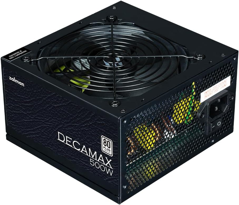 Zalman DecaMax 500W | Fonte de alimentação para PC com eficiência 80 Plus