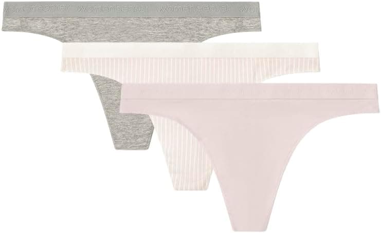 Women'secret Lovely Cotton | Tangas em algodão para mulher, pack de 3