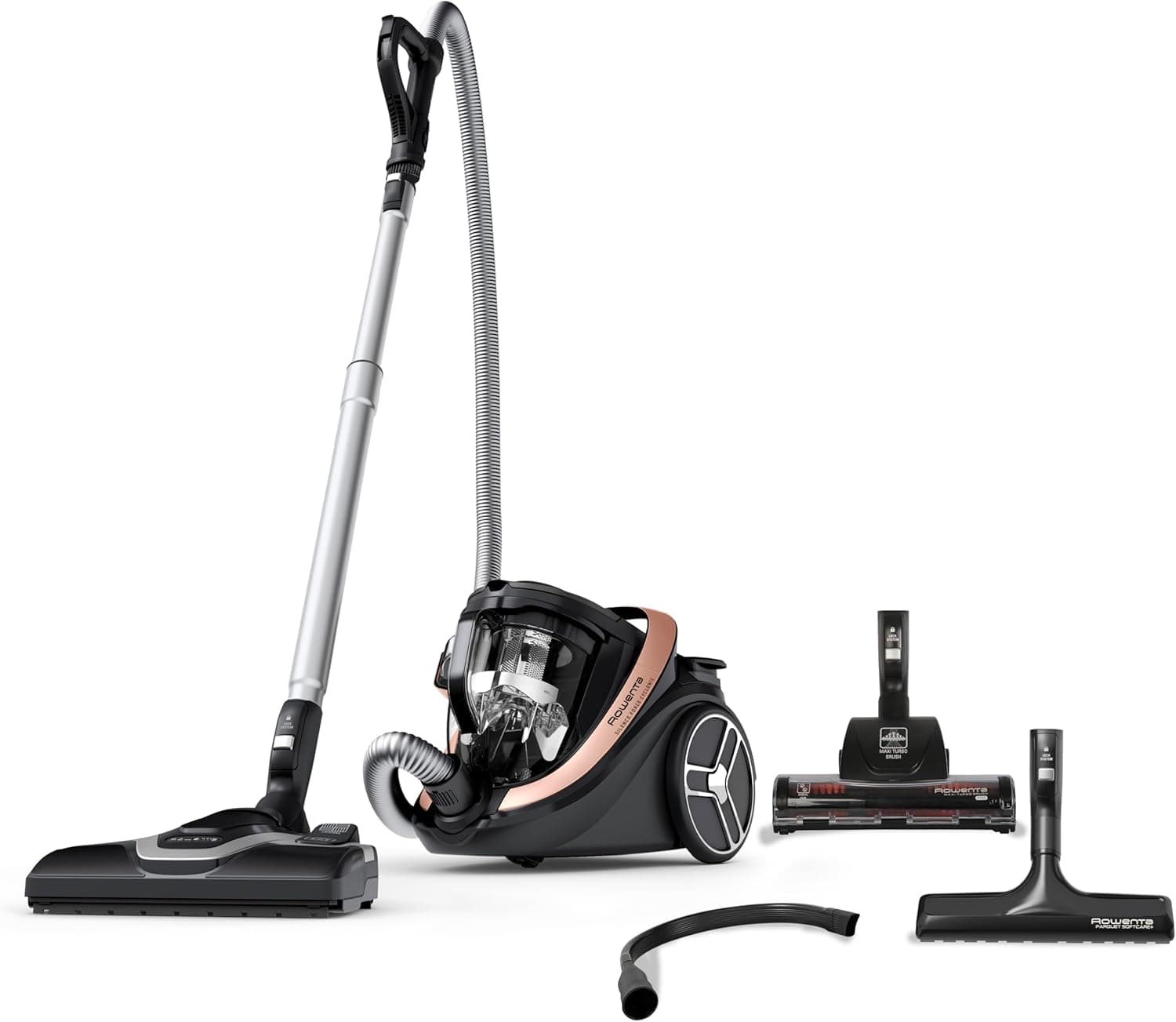 Rowenta Silence Force Cyclonic Effitech Aspirador sem bolsa, potência de 500 W, baixo consumo, filtração HEPA, silenciosa 59 dB(A), raio amplo 12 m, grande capacidade 2,5 l, modelo para casa e carro