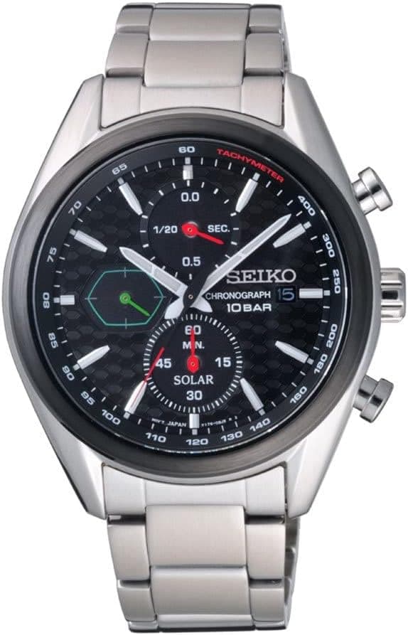 Seiko SSC803P1 | Relógio clássico analógico em prata para homem