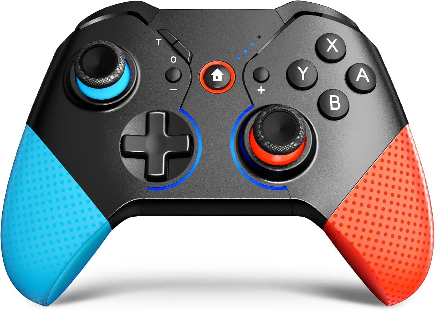 ISENPENK Controlo para Switch, Wireless Pro Switch Controller com função de despertador, Bluetooth Gamepad comandos à distância com Macro/Turbo/Gyro Axis/Dual Shock/RGB Light