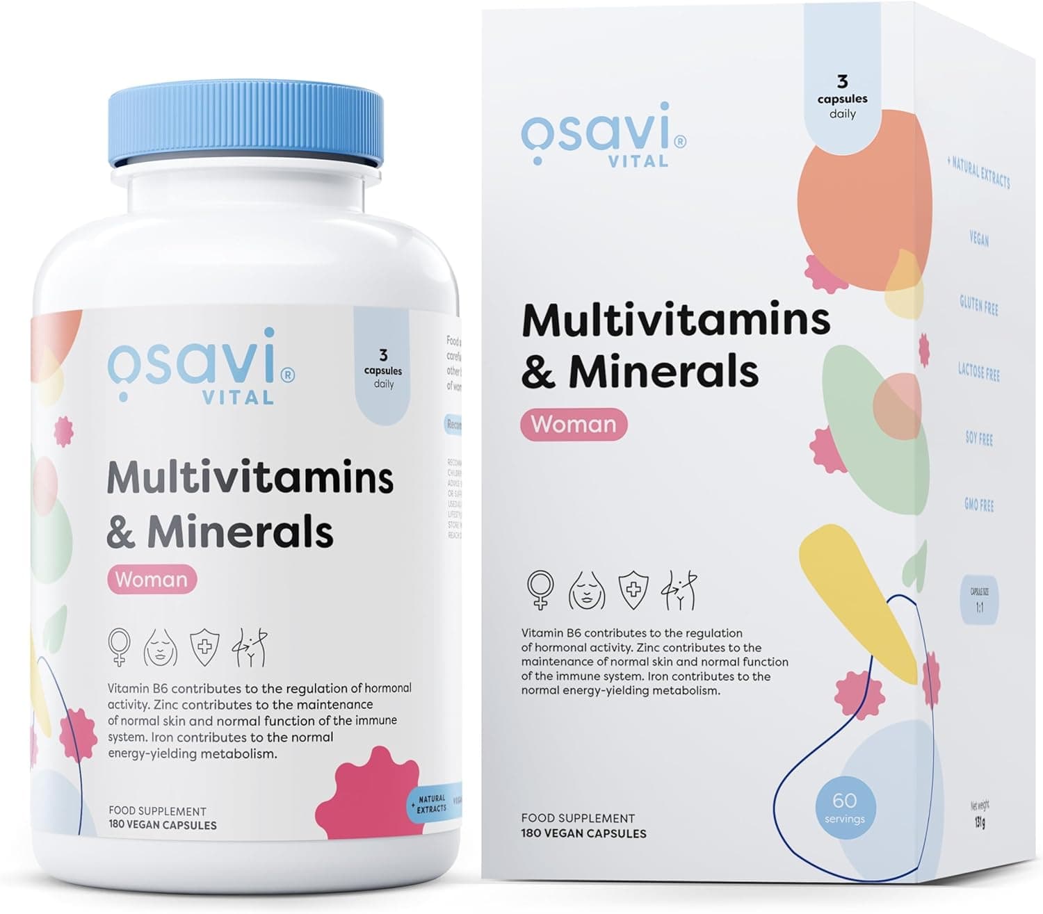 Osavi Multivitamins & Minerals Woman - 180 vegan caps