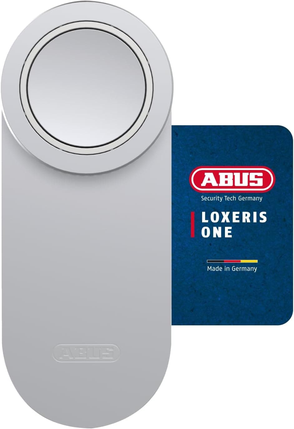 ABUS Loxeris One - Acionamento inteligente da fechadura da porta para abrir e fechar a porta de entrada através da aplicação, fechadura eletrónica com controlo de acesso, fácil montagem sem puxar