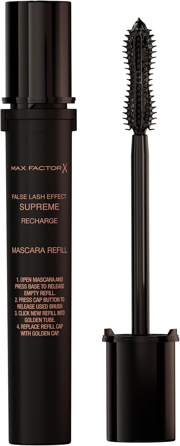 Max Factor, False Lash Effect Supreme, recarga máscara de pestanas, 001 Black 9 ml