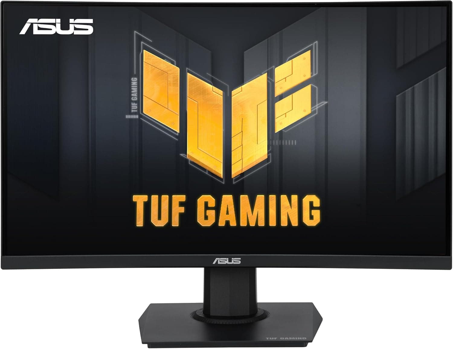 ASUS TUF Gaming VG24VQER Monitor de jogos de 24 polegadas, Full HD, curvo, 180 Hz, ELMB Sync, FreeSync, 1 ms MPRT, DisplayWidget Center