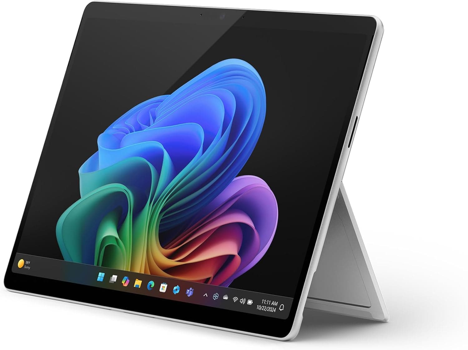Microsoft Surface Pro (inclui o carregador) | Copilot PC | Ecrã táctil de 13" | Snapdragon X Plus, 16 GB RAM | 256 GB SSD | Último modelo, 11 a edição, Platina