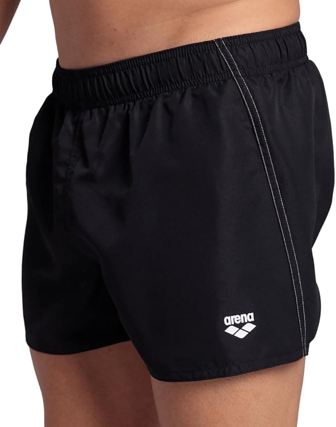 Arena Fundamentals X-Short R | Calções de praia para homem em preto e branco