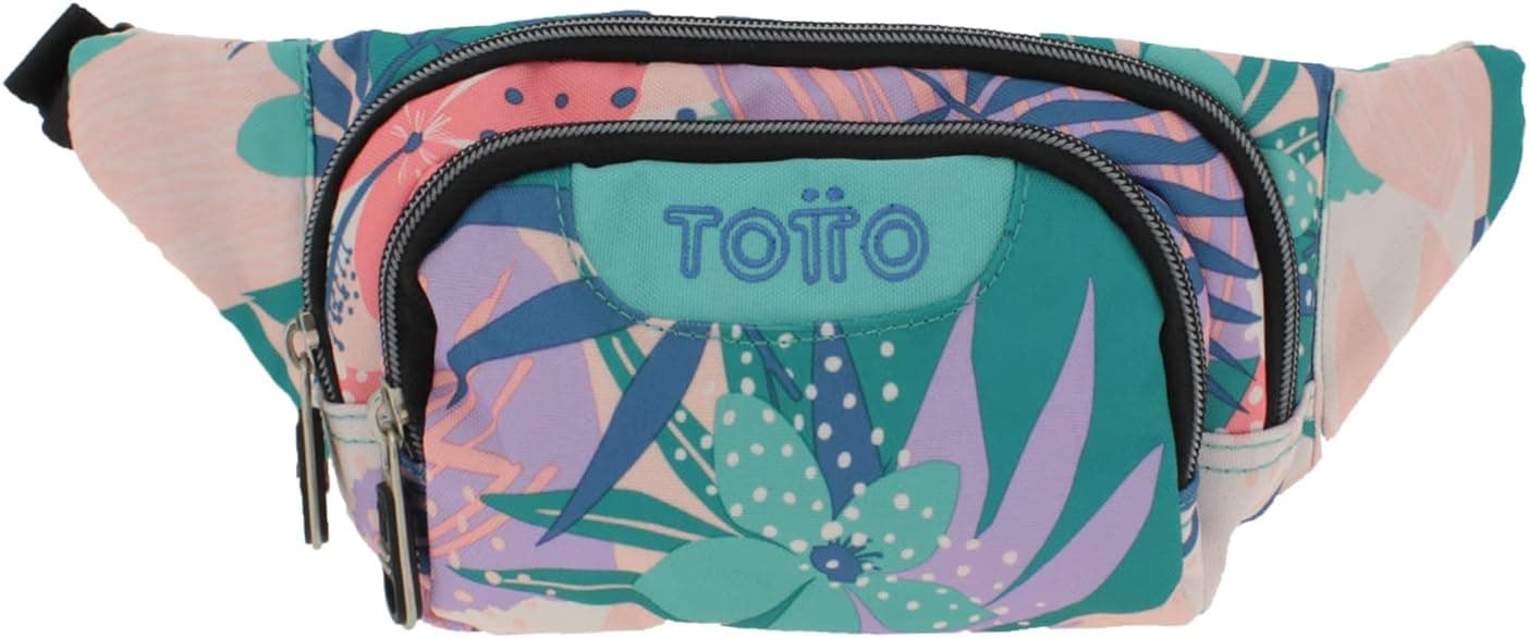 Totto - Bolsa de cintura infantil, floral, S, Bolsa de cintura infantil