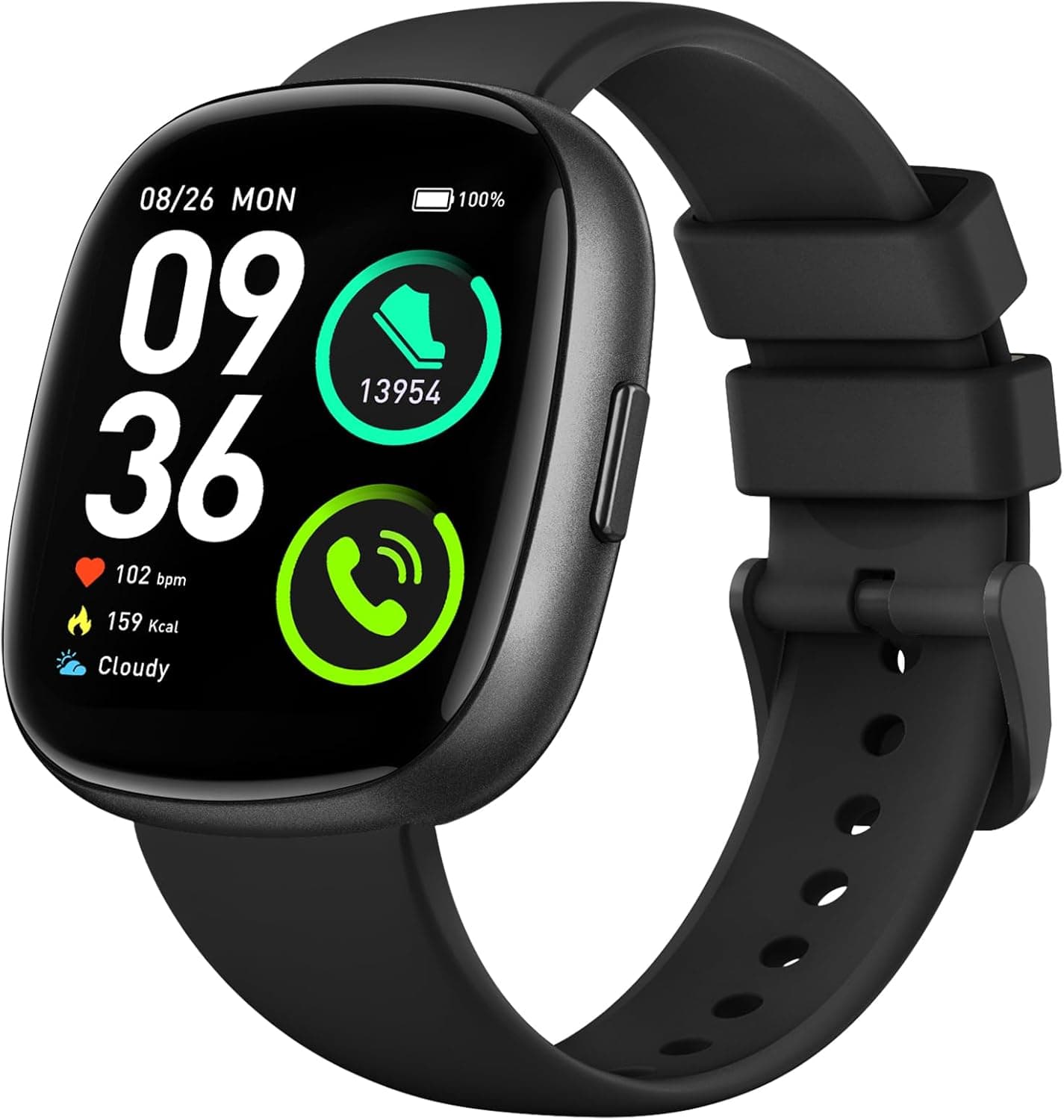 Relógio inteligente para homens e mulheres com chamada Bluetooth: Smartwatch com monitor de frequência cardíaca 24 horas monitor de sono SpO2 relógio fitness 120 modos desportivos impermeáveis 5ATM