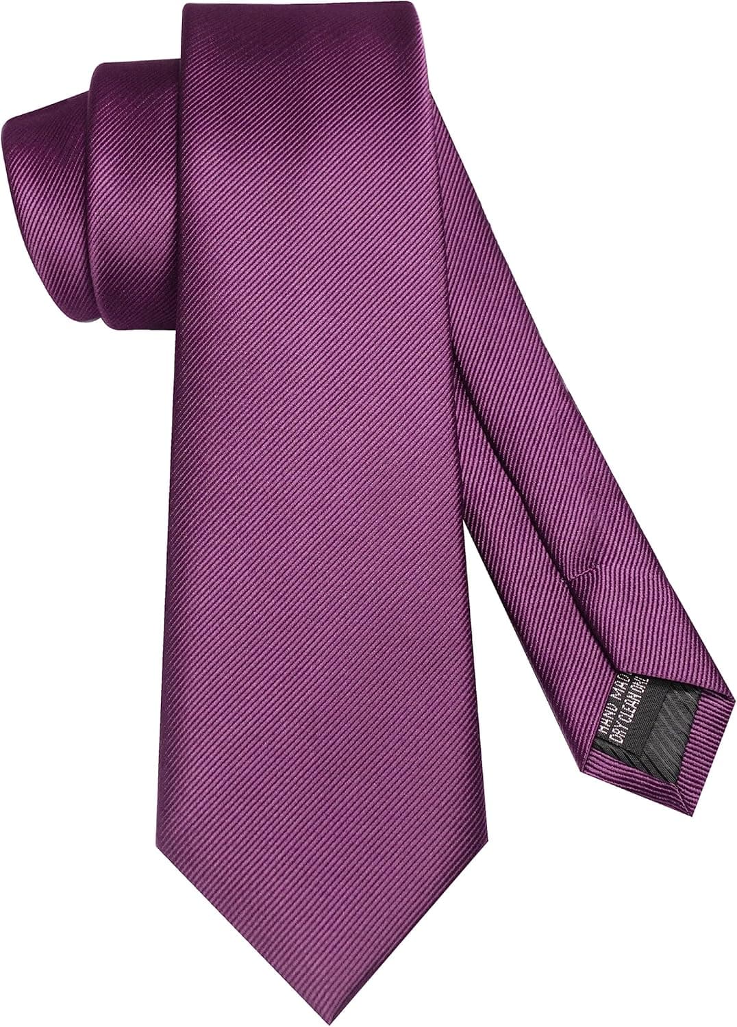 JEMYGINS Skinny Tie | Gravata estreita para homem 7 cm cor baga
