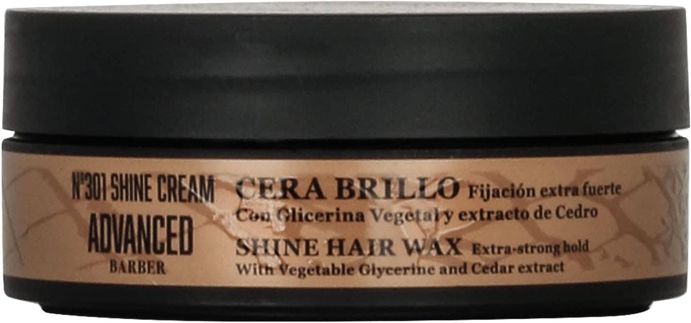 Tahe Advanced Barber cera capilar de brilho nº 301 Shine Cream com fixação extra forte, 100 ml