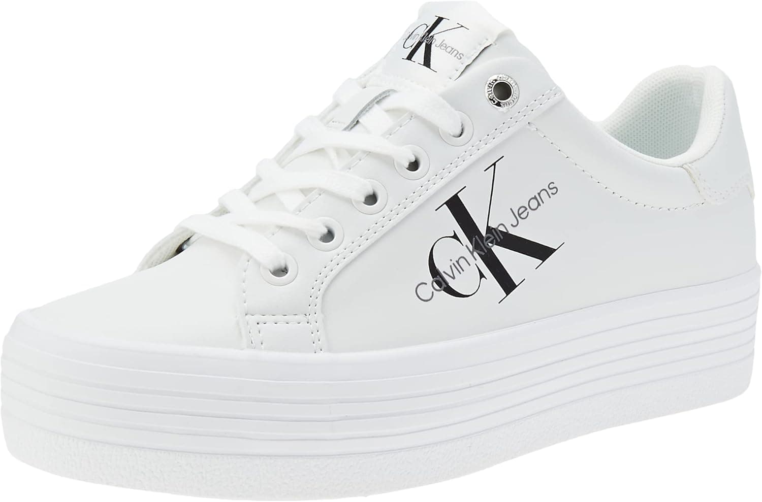 Calvin Klein Vulc Flatform Laceup Low LTH Yw0yw00847, Sapatilhas de mulher