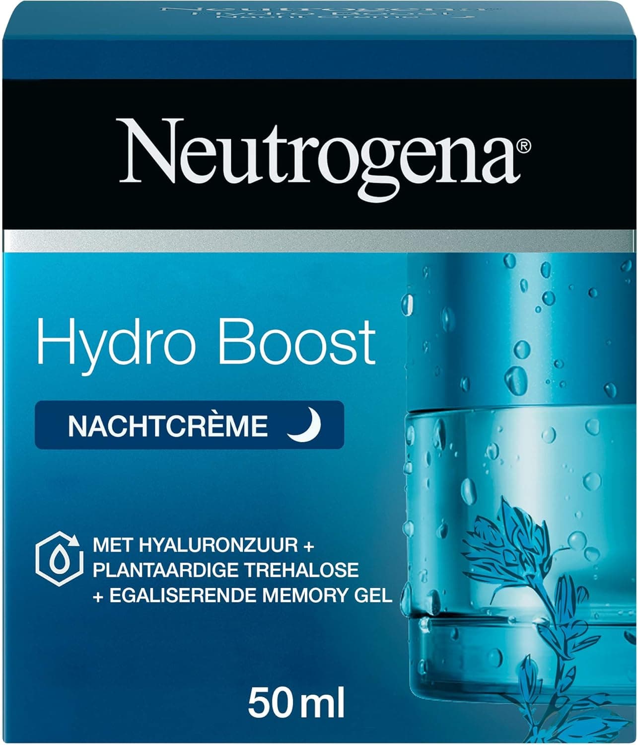 Neutrogena Hydro Boost - creme noturno para todos os tipos de pele, sem óleo, 50 ml