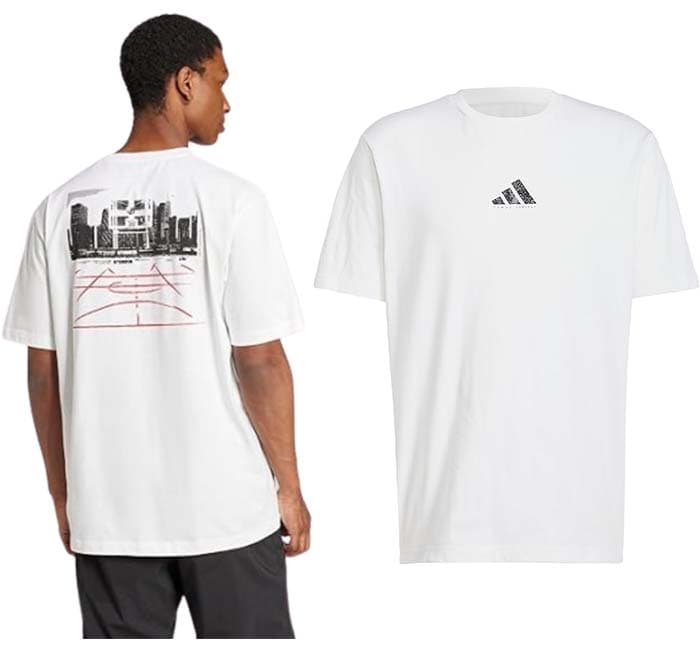 adidas T-shirt Codes Photoreal Graphic para homem