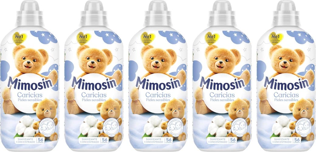 Mimosin Suavizante concentrado carícias 56 lavagens x 5