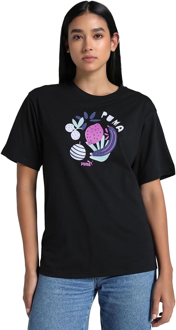 PUMA Graphics Relaxed Fruity T-shirt unissexo para adulto