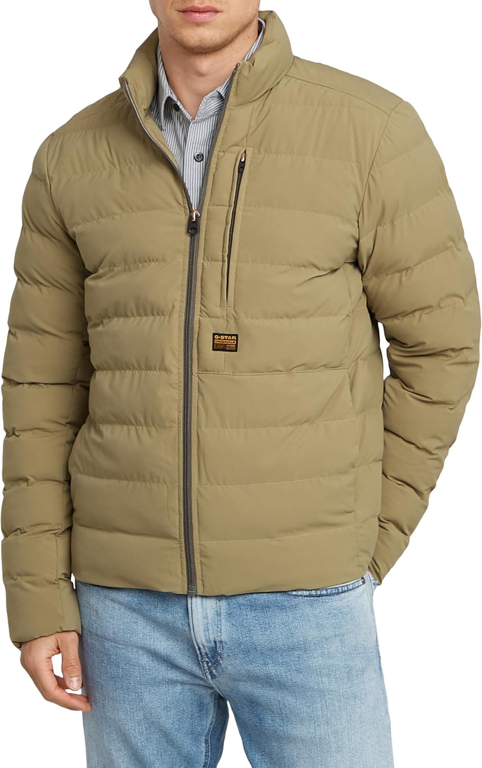 G-STAR Foundation Liner | Casaco acolchoado para homem em verde ensis