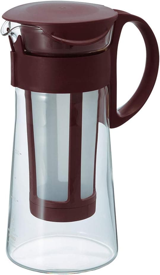 Hario Cafetière Mizudashi Cafeteira mini-castanho, capacidade de 600 ml