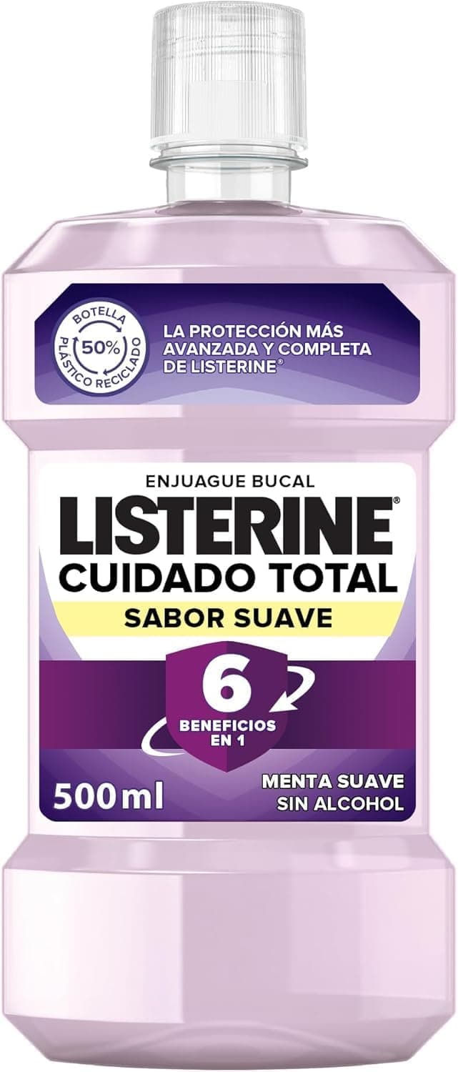 Listerine Cuidado total com sabor suave, 500 ml