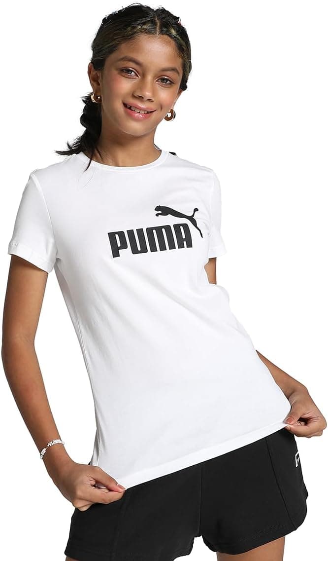 PUMA T-shirt com logótipo ESS G para meninas