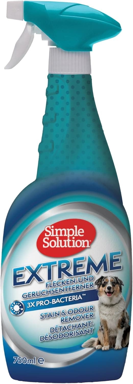 Simple Solution Eliminador de odores e manchas para cães, 750 ml