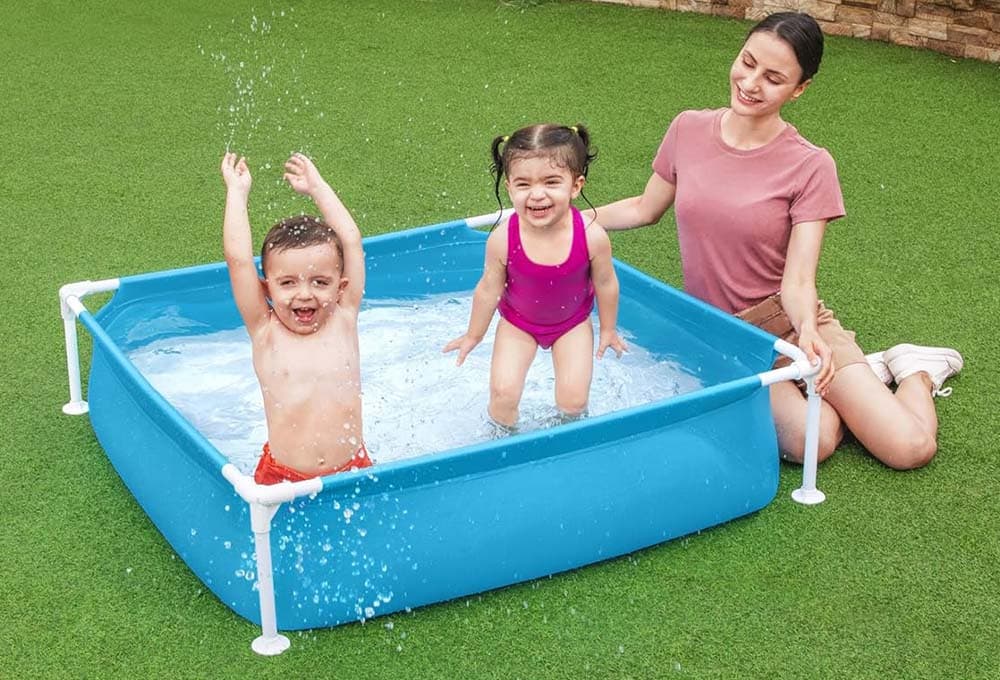 BESTWAY Piscina removível tubular infantil My First Frame Pools 122 x 122 x 30,5 cm