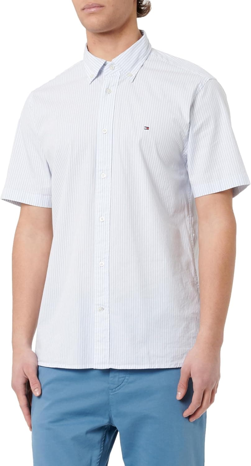 Tommy Hilfiger WCC Flex Popelin STP RF  camisa t-shirt para homem