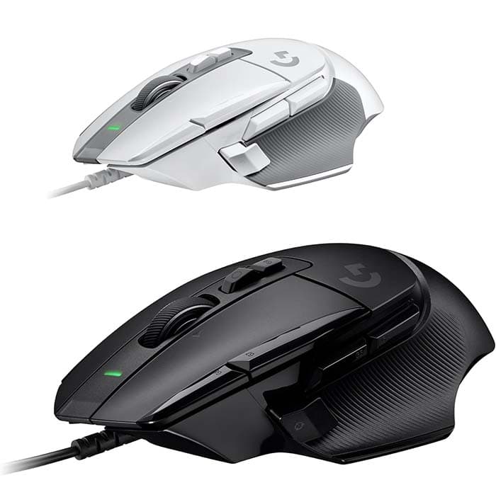 Logitech G G502 X USB rato com cabo - LIGHTFORCE, botões principais híbridos óptico-mecânicos, captor gaming HERO 25K, compatível com PC - macOS/Windows - preto