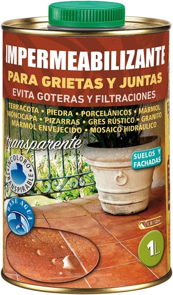Impermeabilizante terraços e táticas chão e parede 1 l MONESTIR