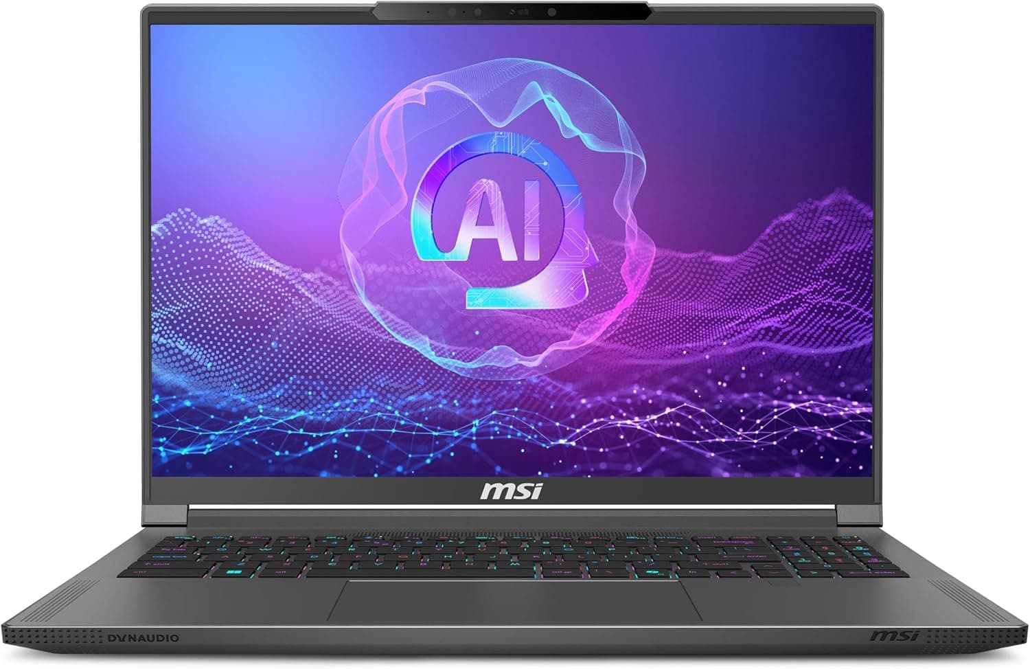 MSI Stealth A16 AI A3XVGG-246XES Jogos portátil, 16 polegadas UHD (3840x2400), 120Hz, AMD Ryzen AI 9 HX 370, RTX 4070, 32 GB RAM, 1 TB SSD, Free Dois, Core Black, QWERTY Espanhol