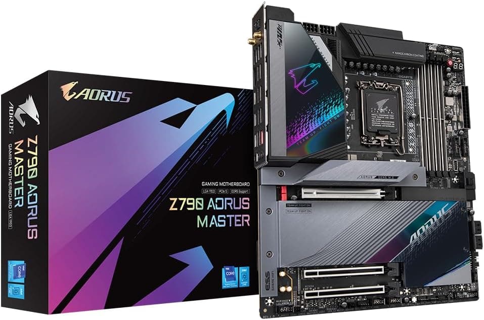 Gigabyte Z790 AORUS MASTER | Motherboard para processadores Intel Core de 13.ª geração com WiFi 6E, LAN 10GbE e suporte PCIe 5.0