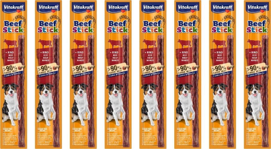 Vitakraft Beef-Stick para cão, sabor vitela, 12 g x 8