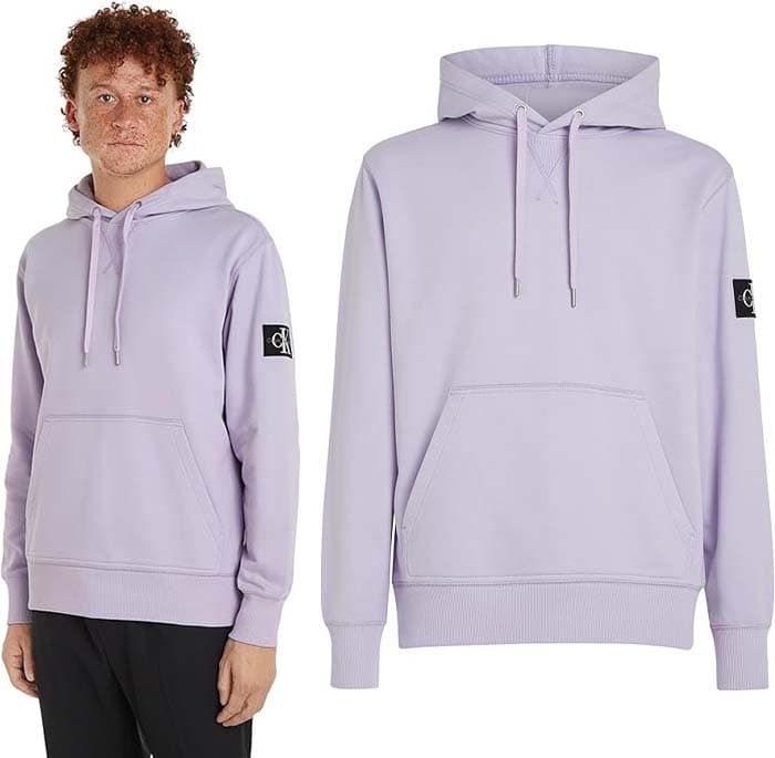 Calvin Klein Hoodie Badge Camisola com capuz para homem